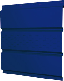 Софит металлический центральная перфорация 0,45 РЕ с пленкой RAL 5002 ультрамариново-синий