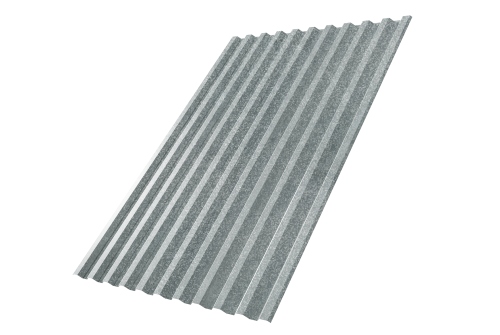 Профнастил профиль С21 R толщина листа 0,55 Zn