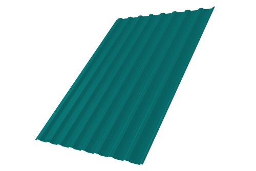 Профнастил С20В 0,45 PE RAL 5021 водная синь