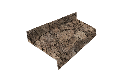 Отлив простой 50 0,45 Print Elite King Stone TwinColor (2м)