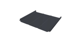 Кликфальц Pro Line Grand Line 0,5 PE с пленкой на замках RAL 7024 мокрый асфальт