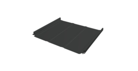 Кликфальц Pro Line Grand Line 0,5 Satin Matt с пленкой на замках RAL 7016 антрацитово-серый