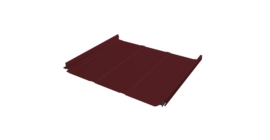 Кликфальц Pro Line Grand Line 0,5 Satin с пленкой на замках RAL 3005 красное вино