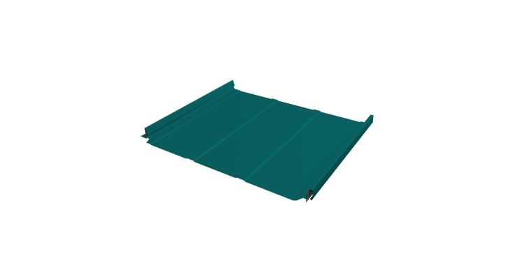 Кликфальц Pro Line Grand Line 0,45 PE с пленкой на замках RAL 5021 водная синь