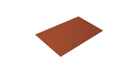 Плоский лист 0.5 Satin Мatt RAL 8004 терракота