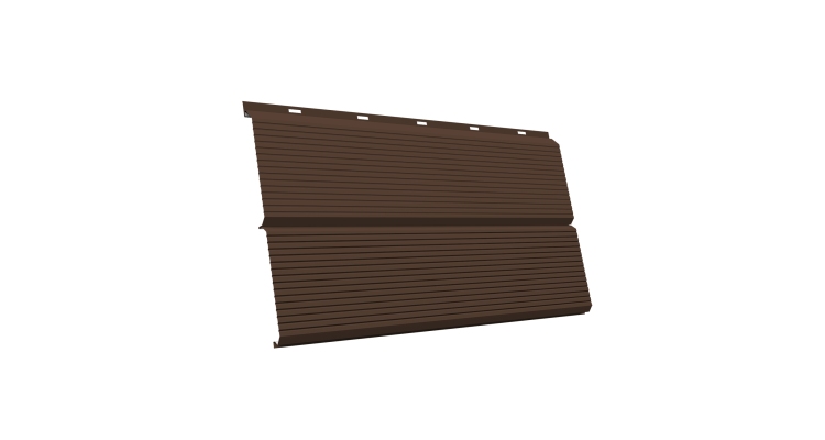 ЭкоБрус 0,345 Gofr GL 0.45 PE RAL 8017 шоколад