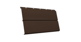 ЭкоБрус 3D GL 0.45 PE с пленкой RAL 8017 шоколад