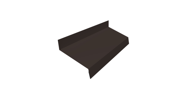 Отлив простой 50 0,5 GreenCoat Pural BT, matt RR 32 темно-коричневый (2м)