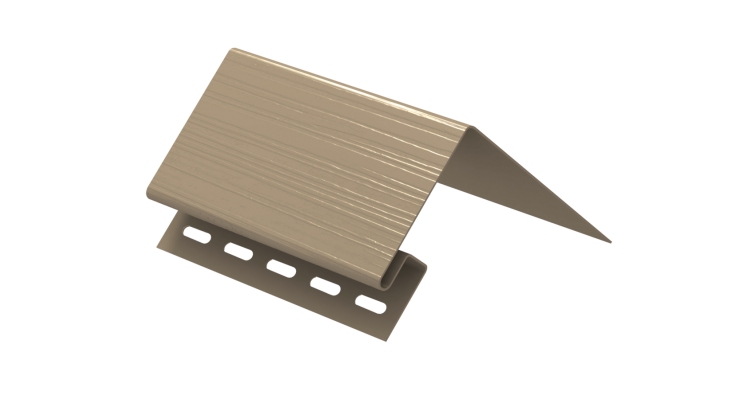 Околооконная планка сайдинга 3050 ЮП (уп 10 шт), цвет бежевый