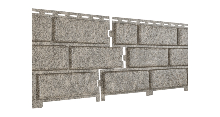 Фасадная панель Стоун-Хаус Кирпич Бежевый