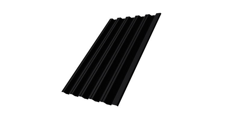 Профнастил HC35R 0.45 PE-Double RAL 9005 черный