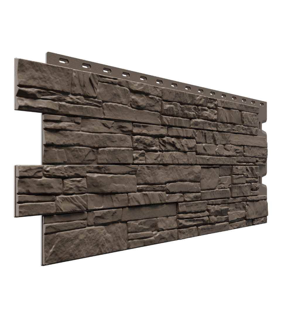 Фасадная панель Алтай, Шоколад