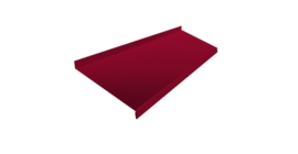 Отлив простой 250 0,45 PE с пленкой RAL 3003 рубиново-красный (2м)