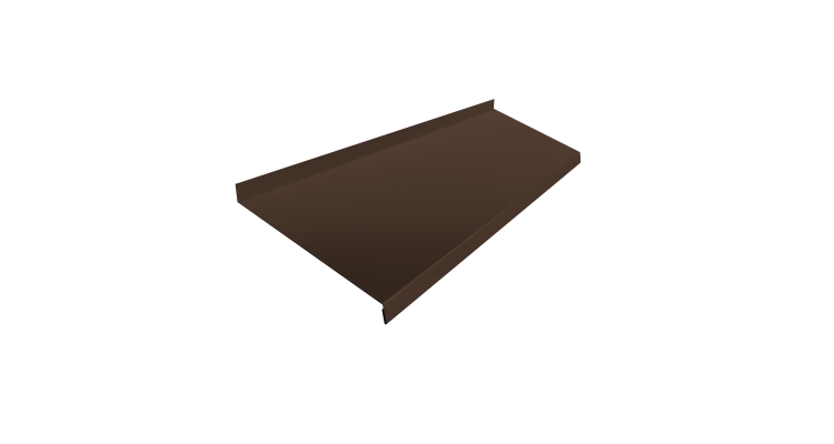 Отлив простой 250 0,5 Drap RAL 8017 шоколад (3м)