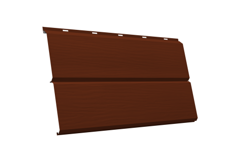 ЭкоБрус 3D GL 0,345 0.45 PE с пленкой RAL 3009 оксидно-красный