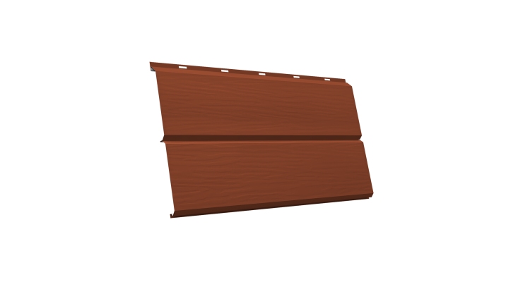 ЭкоБрус 3D 0,345 GL 0.5 Satin Matt с пленкой RAL 8004 терракота