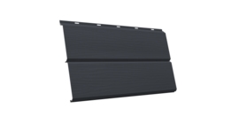 ЭкоБрус 3D 0,345 GL 0.5 PurLite Matt с пленкой RAL 7024 мокрый асфальт