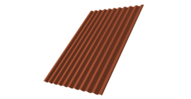 Профнастил С21R 0,45 Drap TR RAL 8004 терракота