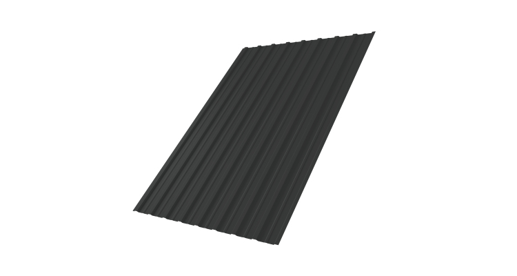 Профнастил С10A 0,5 Velur X RAL 7016 антрацитово-серый