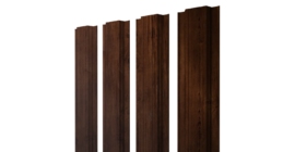 Штакетник Прямоугольный с прямым резом 0,45 Print Premium Cherry Wood Fresh TwinColor