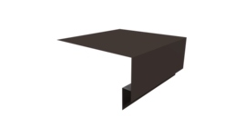 Планка околооконная сложная Блок-хаус new 250х75х27 0,5 Drap TX RR 32 темно-коричневый (3м)