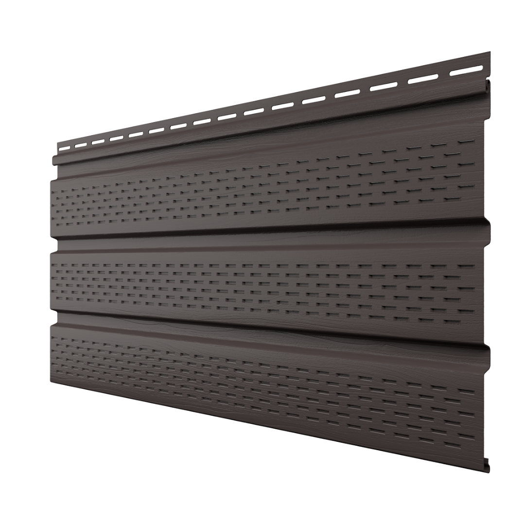 Софит Технониколь полностью перфорированный 3000 х 340 мм Пекан