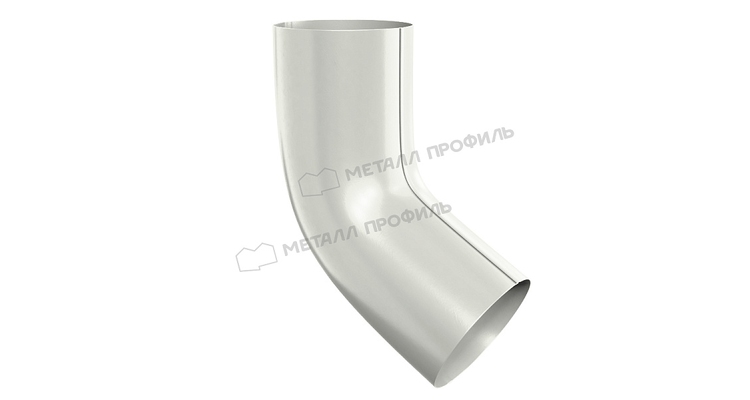 Колено трубы Металл Профиль GRANDSYSTEM D90х60 градусов RAL 9010