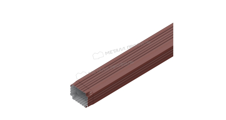 Труба водосточная Металл Профиль БЮДЖЕТ 76х102х2000 RR32