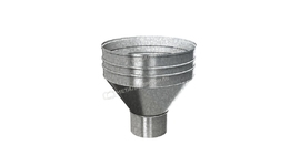 Воронка водосборная Металл Профиль ПРОЕКТ D350х150 Цинк