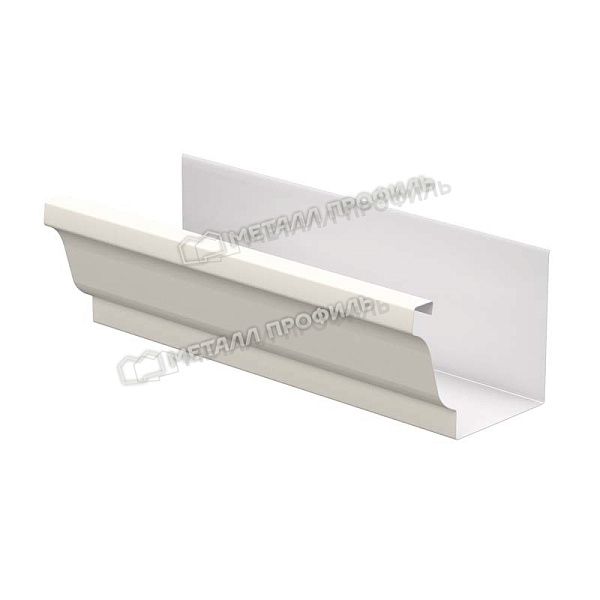 Желоб водосточный Металл Профиль БЮДЖЕТ 120х86х3000 RAL 9003