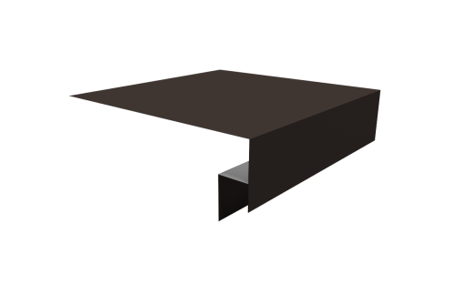 Планка околооконная сложная Экобрус Grand Line 200х50х25 0,45 Drap TX RR 32 темно-коричневый (3м)