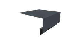 Планка околооконная сложная Экобрус Grand Line 200х75х25 0,45 Drap TX RAL 7024 мокрый асфальт (2м)