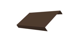 Ламель обратная 150 забора жалюзи Texas 0.45 Drap-double TX RAL 8017 шоколад