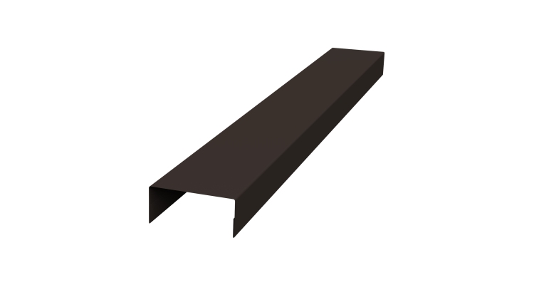 Крышка 30х20 жалюзи Texas 0,5 Satin Matt RR 32 темно-коричневый (3м)