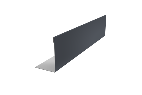 Нащельник 150 Texas 25х35 0,45 PE RAL 7024 мокрый асфальт (L1,5)