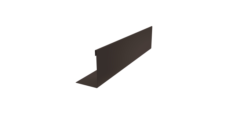 Нащельник 150 Texas 25х35 0,45 PE-Double RR 32 темно-коричневый (L2,0)