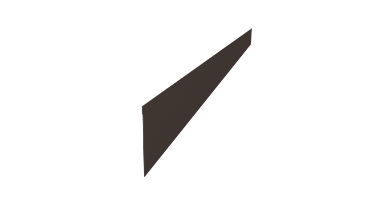 Ламель забора жалюзи Palermo 0,45 Drap TX RR 32 темно-коричневый