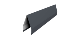 Ламель забора жалюзи Tokyo 0,5 PurPro Matt 275 с пленкой RAL 7024 мокрый асфальт