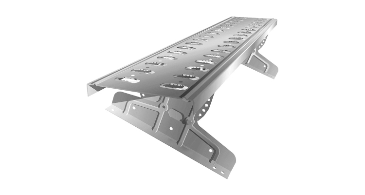 Мостик переходной 2,5 RAL 7004