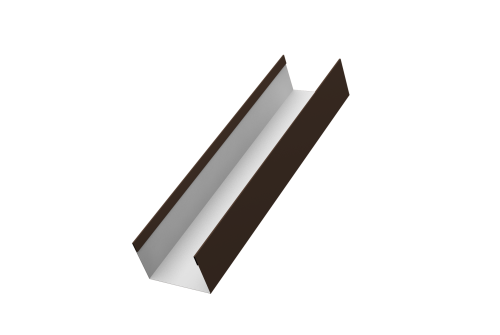 Стойка жалюзи Milan,Tokyo 0,45 Drap RAL 8017 шоколад (2м)